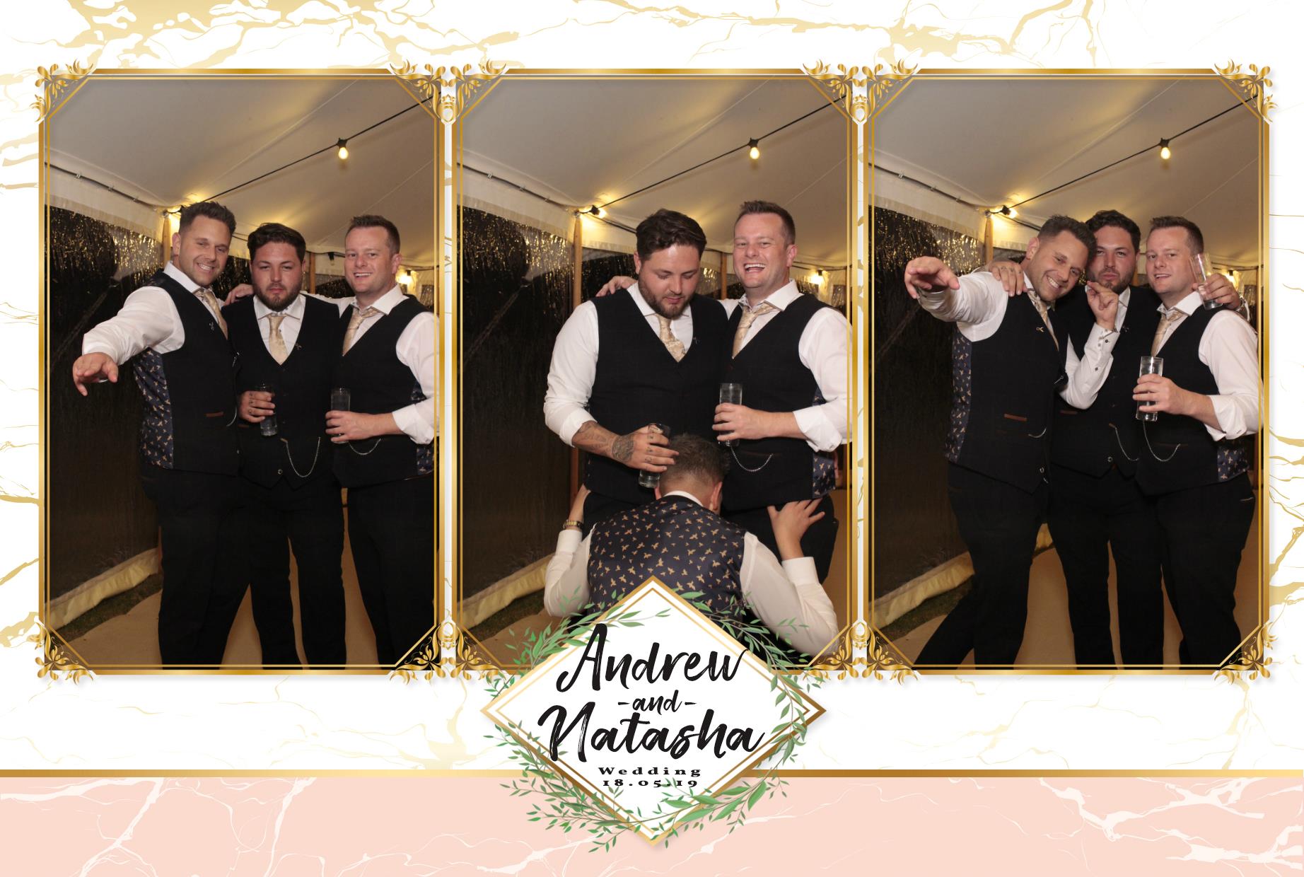 Andrew & Natasha's Wedding  | View more photos from the event at gallery.myphotoboothexperience.co.uk/u/MyPhotoBoothExperienceLtd/Andrew-Natashas-Wedding
